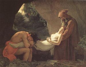 Anne-Louis Girodet-Trioson The Burial of Atala (mk05) Sweden oil painting art
